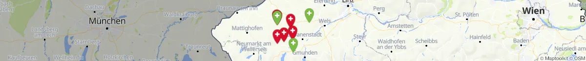 Map view for Pharmacies emergency services nearby Sankt Marienkirchen am Hausruck (Ried, Oberösterreich)